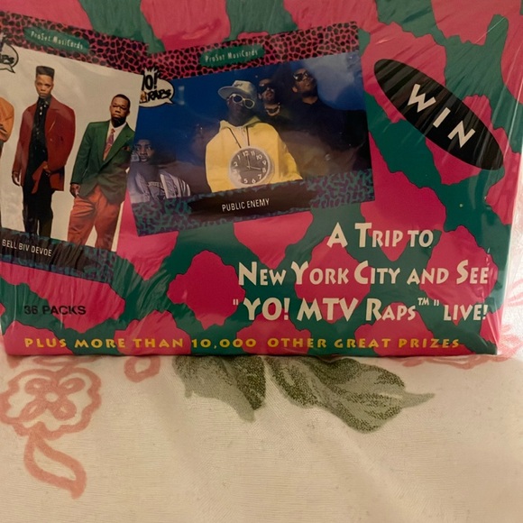 1991 Yo! MTV Raps Trading Cards Sealed Box Pro Set Music Cards 36 Packs - Picture 5 of 6